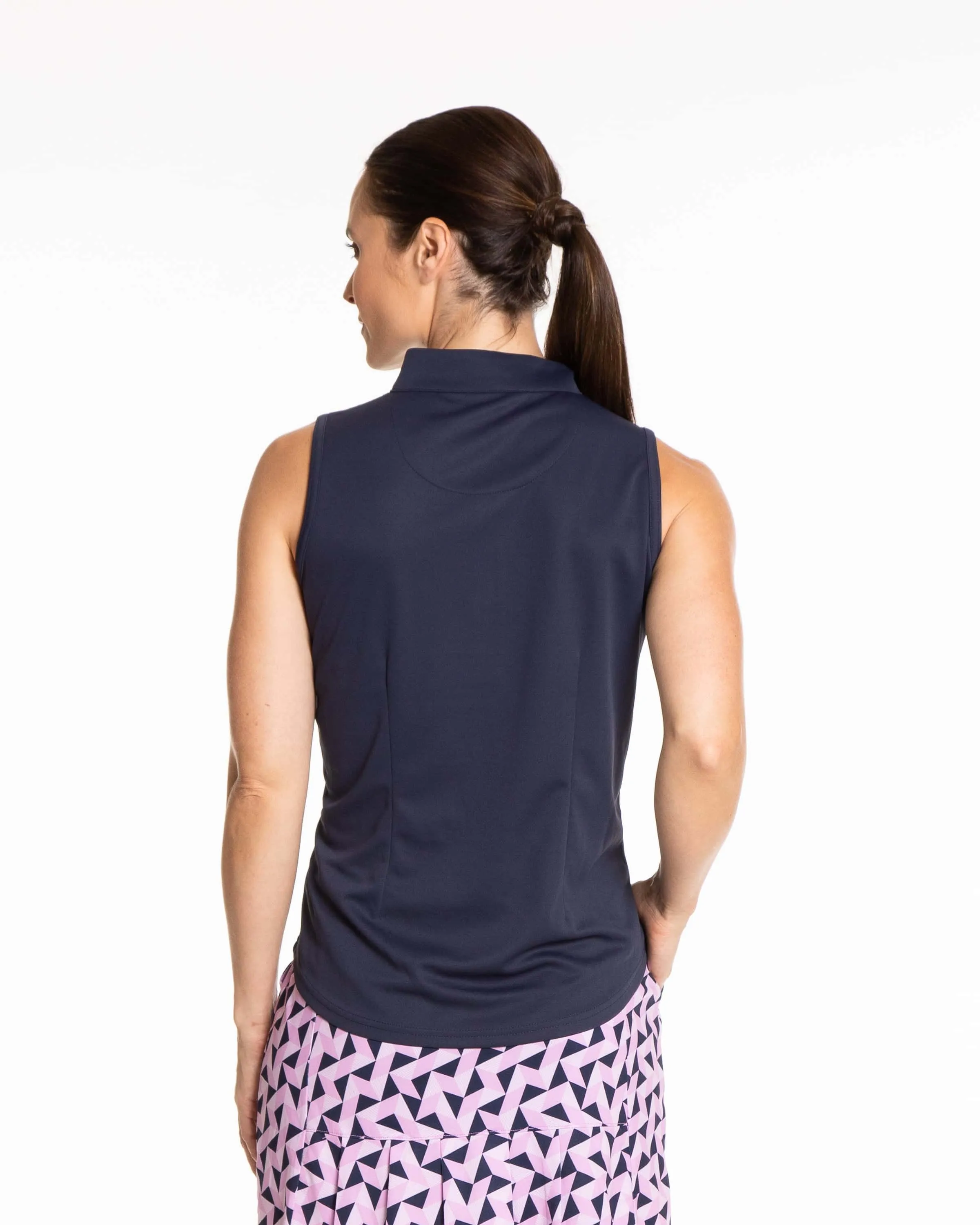 Courte Sleeveless Polo