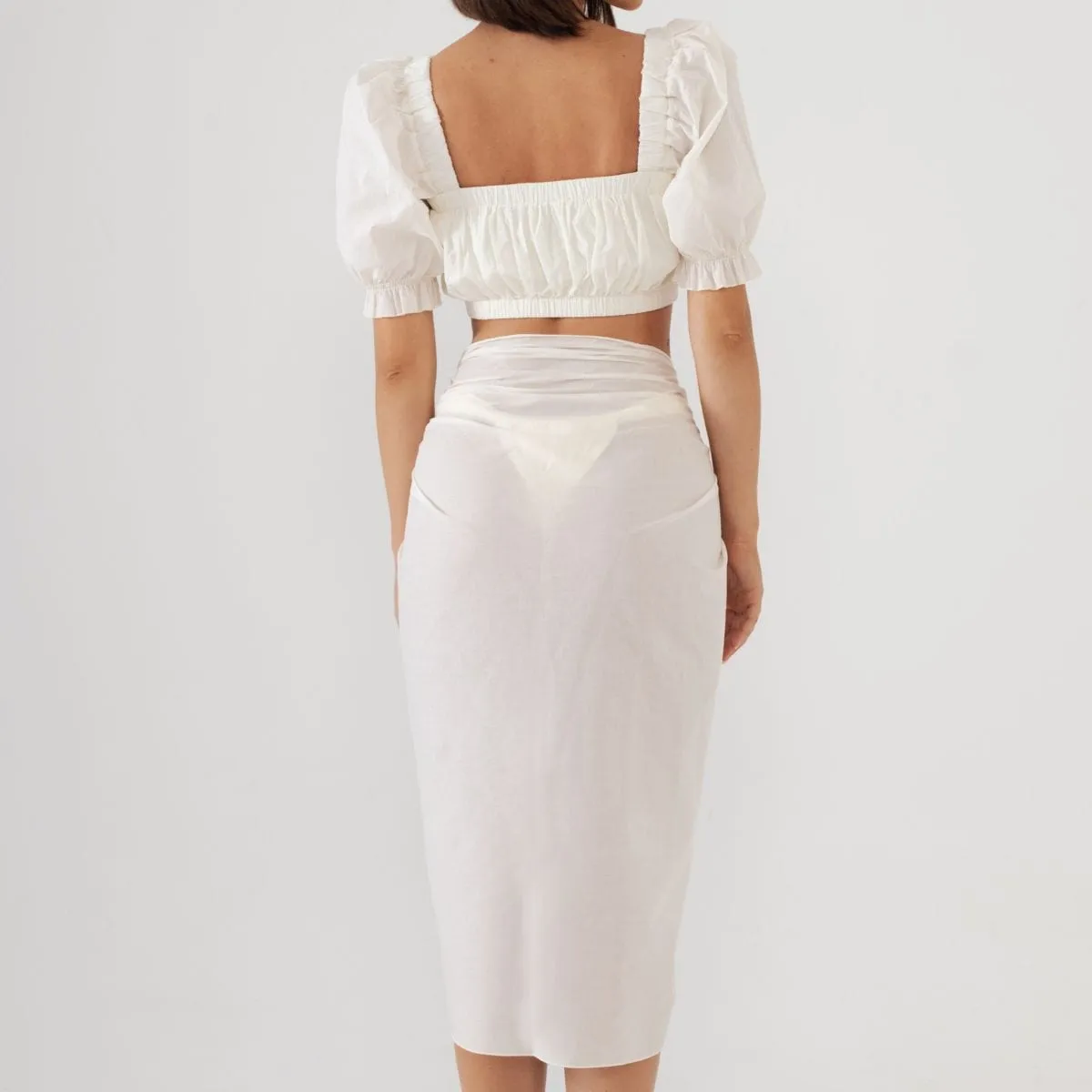 Cream Midi Sarong