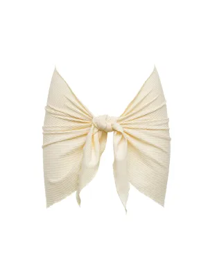 Cream Rib Sarong ::RET