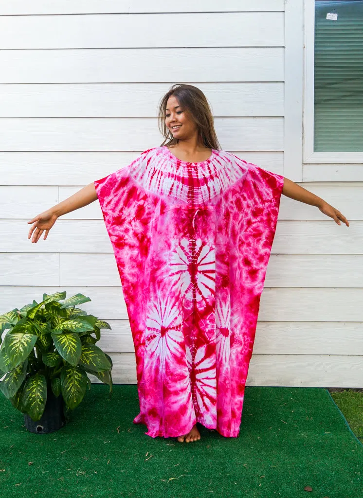 Crimson Waves Kaftan