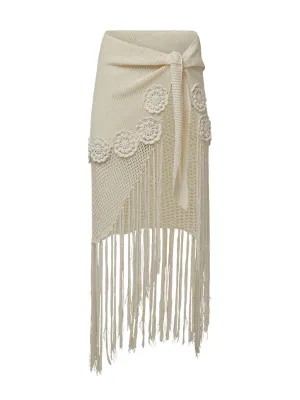 Crochet Fringe Sarong ::RET