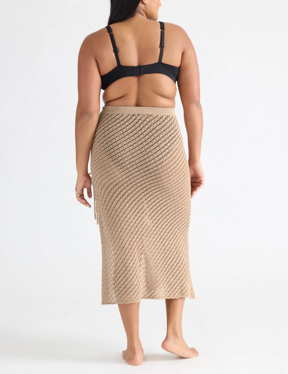 Crochet-Knit Beach Skirt