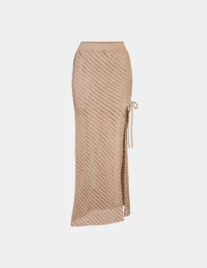 Crochet-Knit Beach Skirt