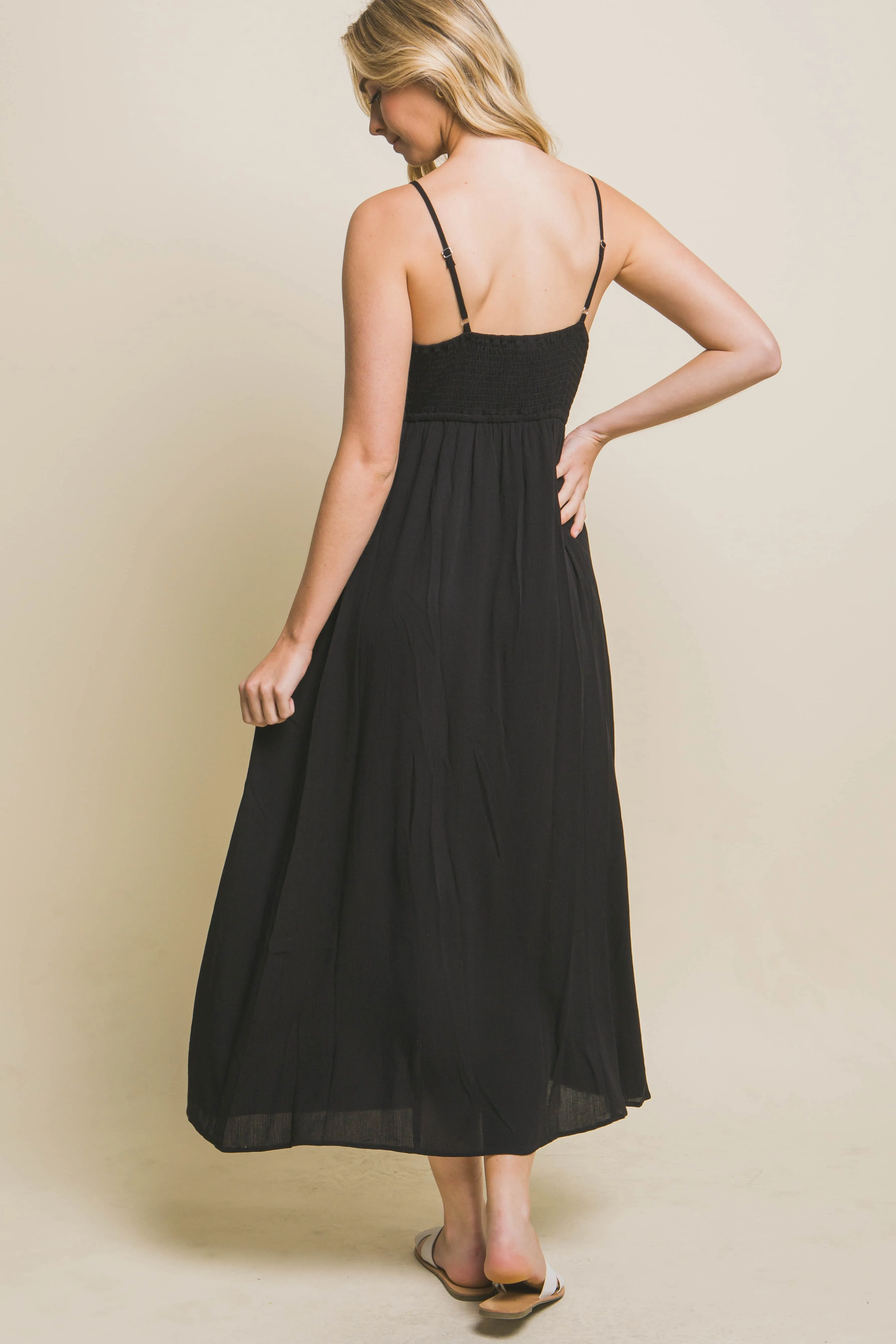 Crochet Top Maxi Dress