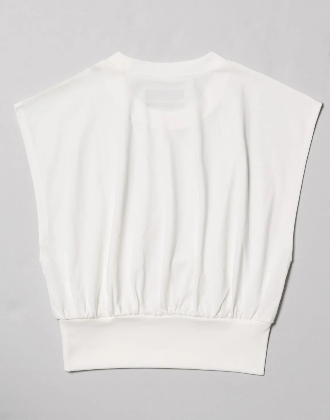 CRONOS WOMEN LOGO SLEEVELESS【WHITE】