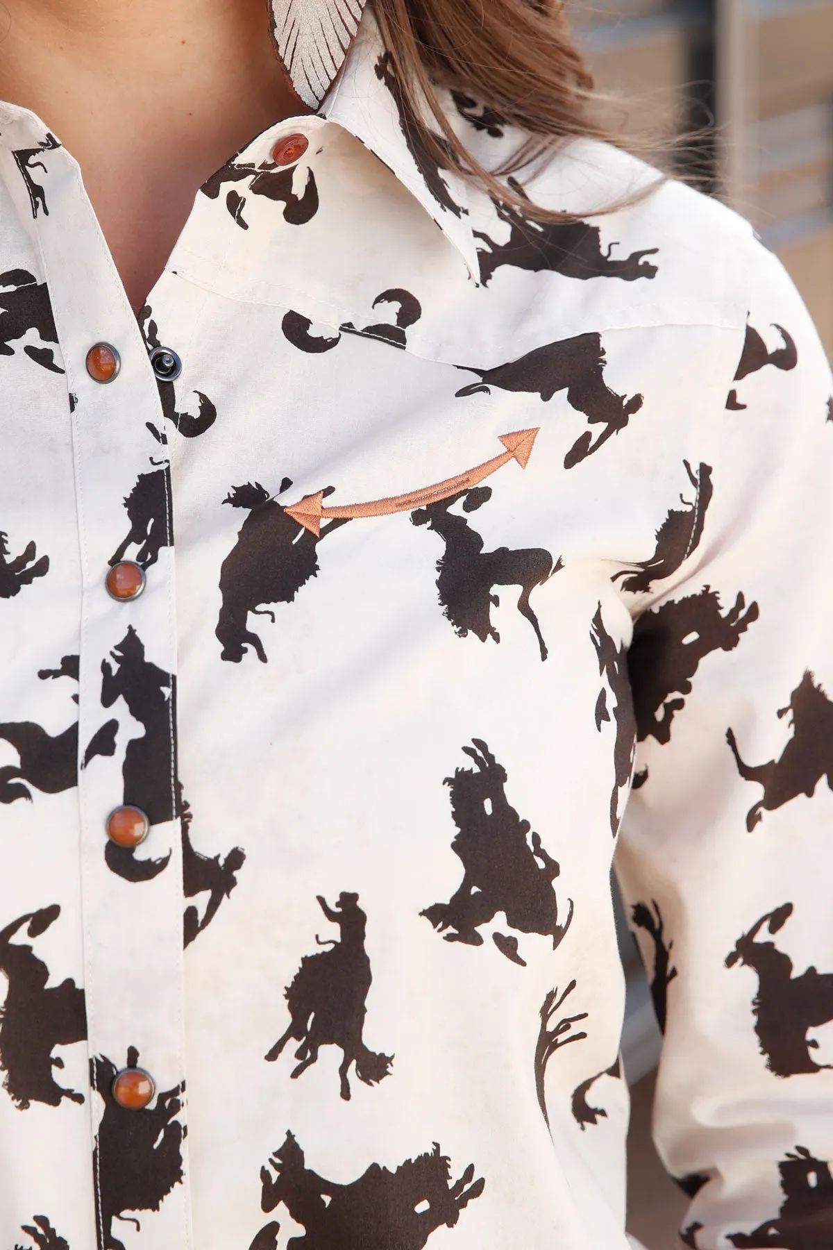 Cruel Women's Bronco Western Shirt