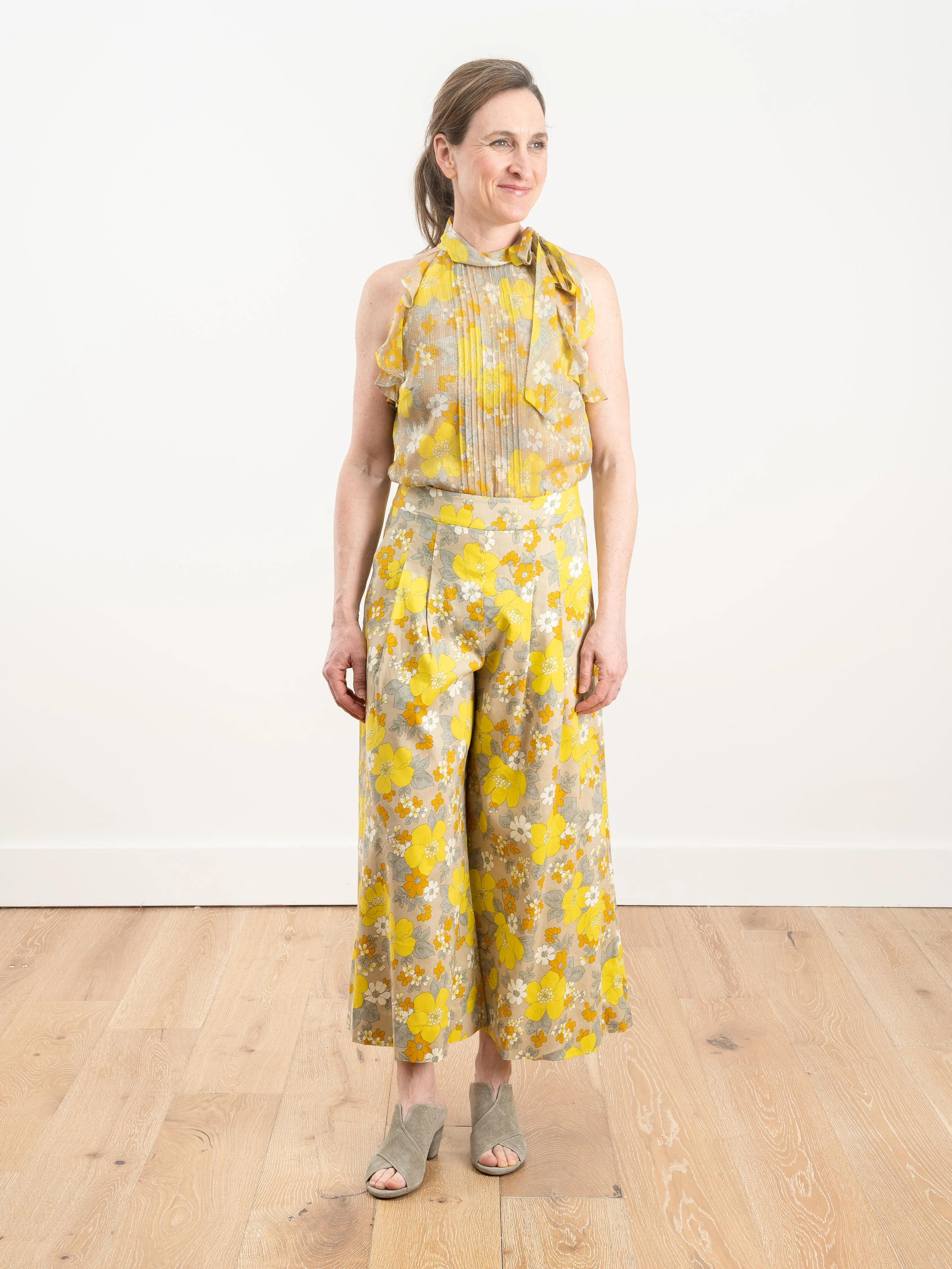 dali top - yellow multi