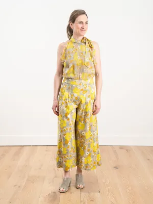 dali top - yellow multi