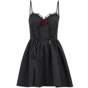 DARK STYLE HALTER DRESS UB98011