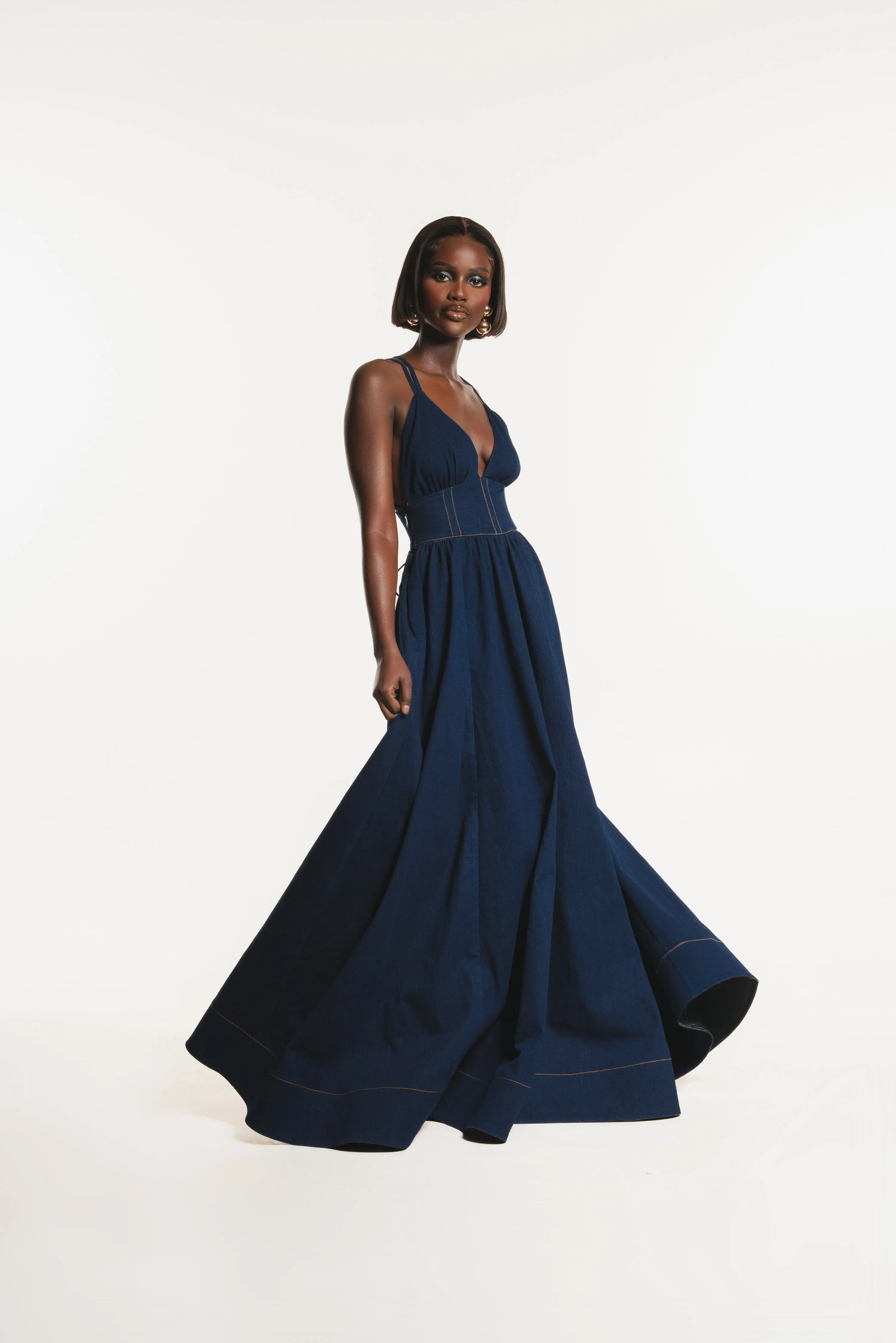 Denim ADELE Maxi Dress