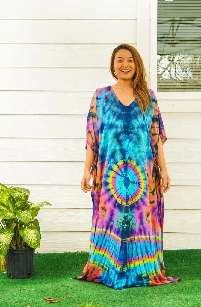 Dreamweaver Swirl Tie Dye Kaftan