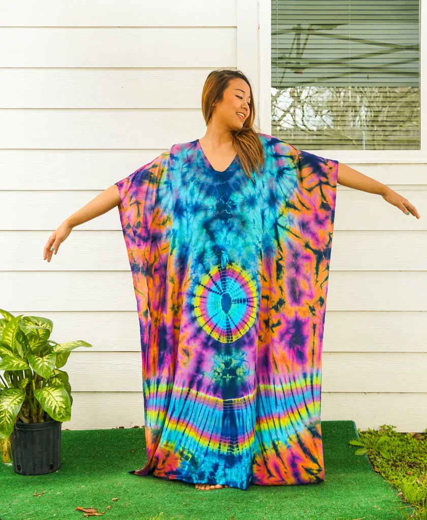 Dreamweaver Swirl Tie Dye Kaftan