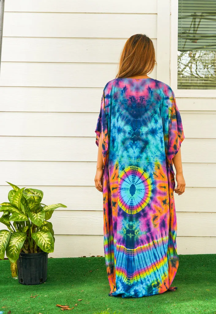 Dreamweaver Swirl Tie Dye Kaftan