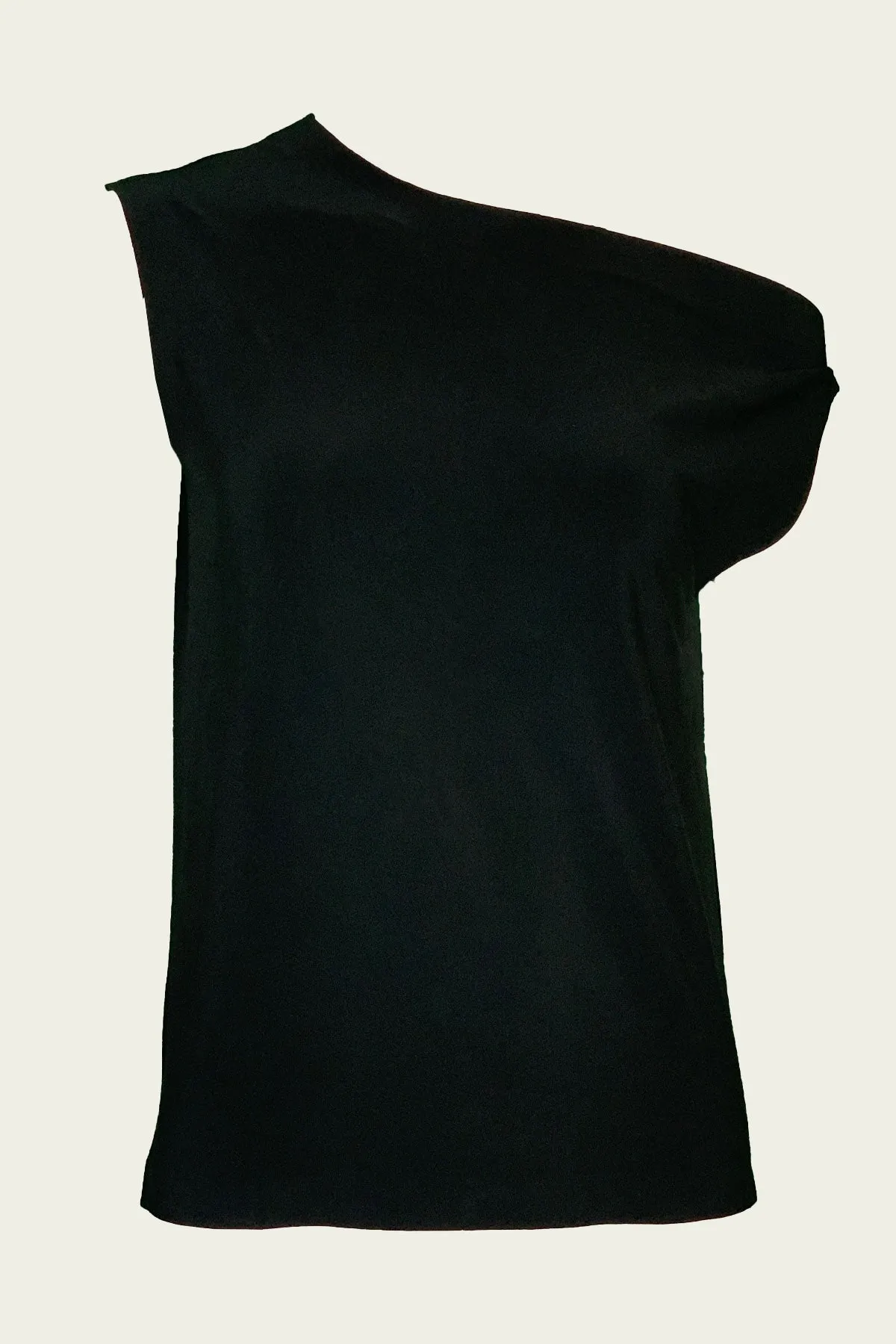 Drop Shoulder Top in Black
