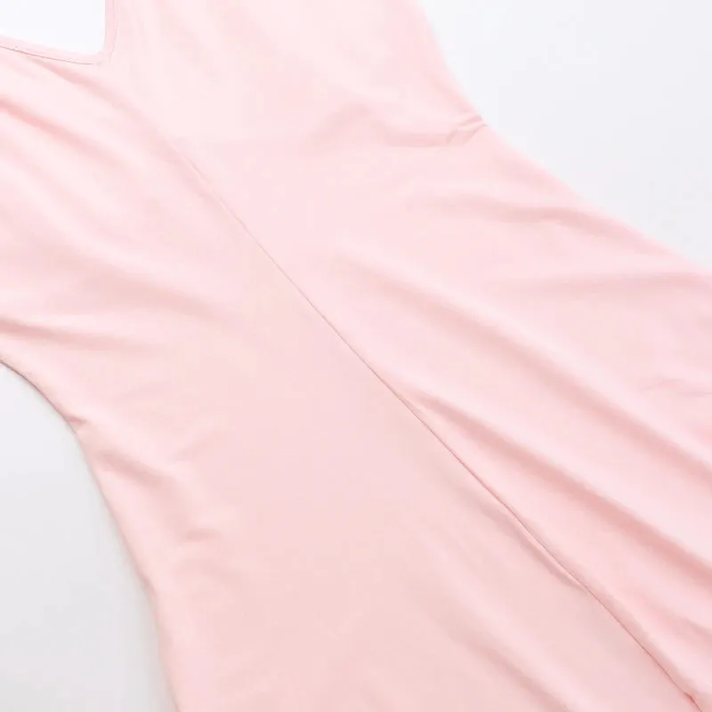 Elegant Sleeveless Ruffles Sexy Long Dress For Women Summer Deep V-Neck Backless Thigh-High Split Maxi Dress Wedding Guest Prom