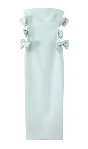 Elegant Strapless Bow Sundress