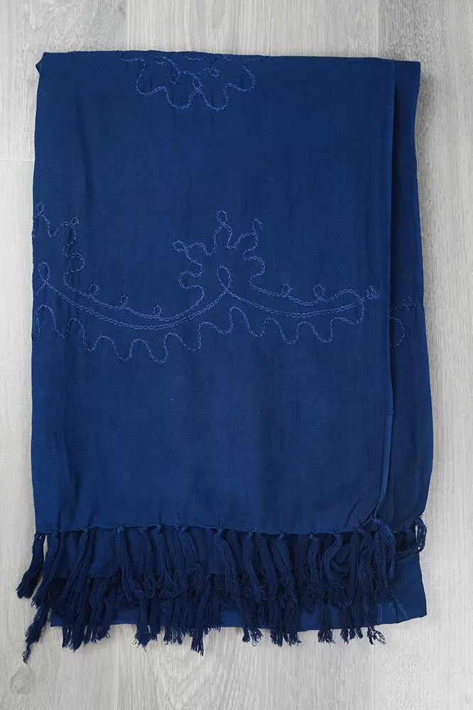 Embroidered Plain Sarong