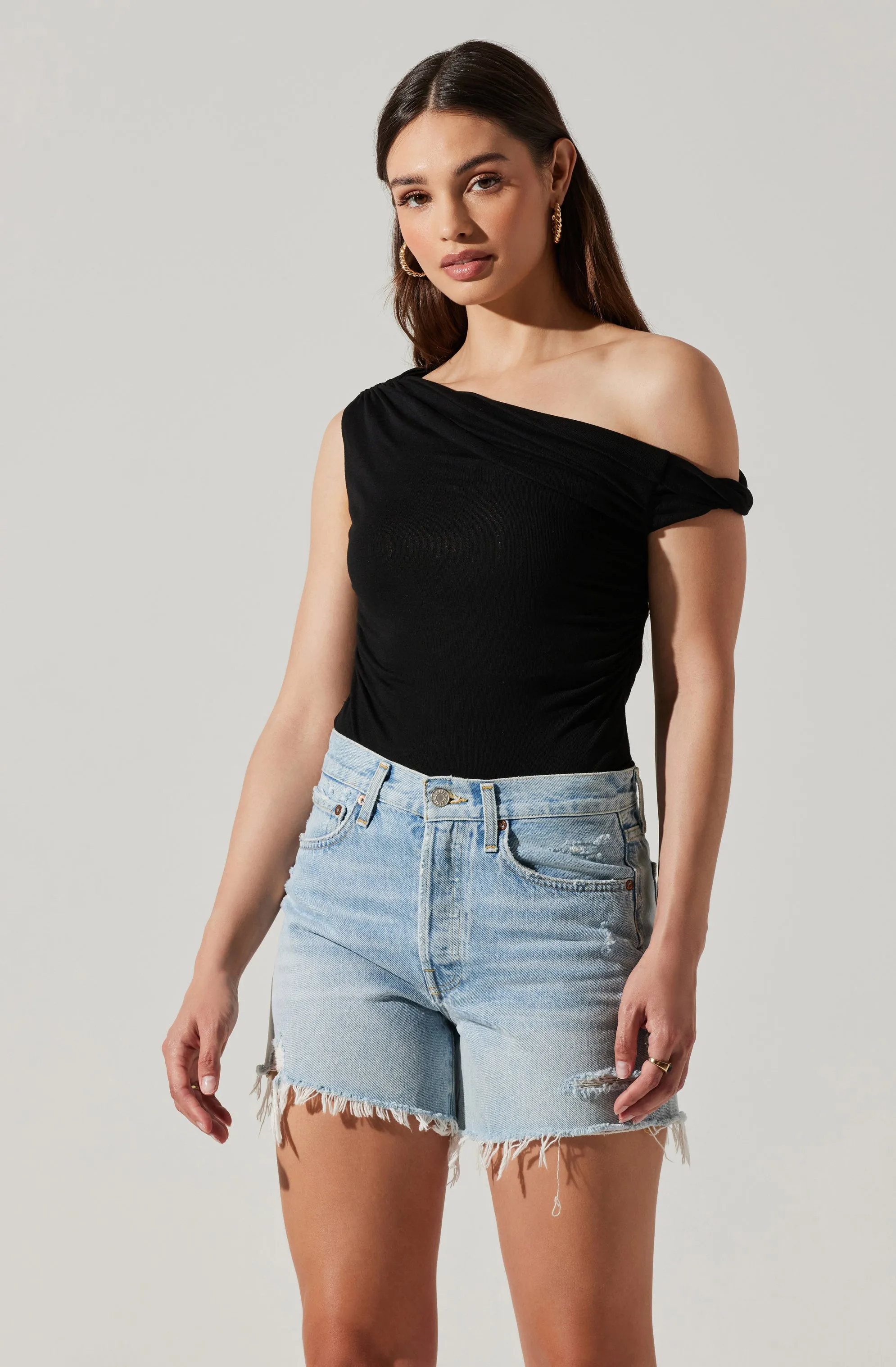 Fiora Asymmetrical Bodysuit