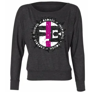 Fit Bitch - Long Sleeve - Off-The-Shoulder - Badass