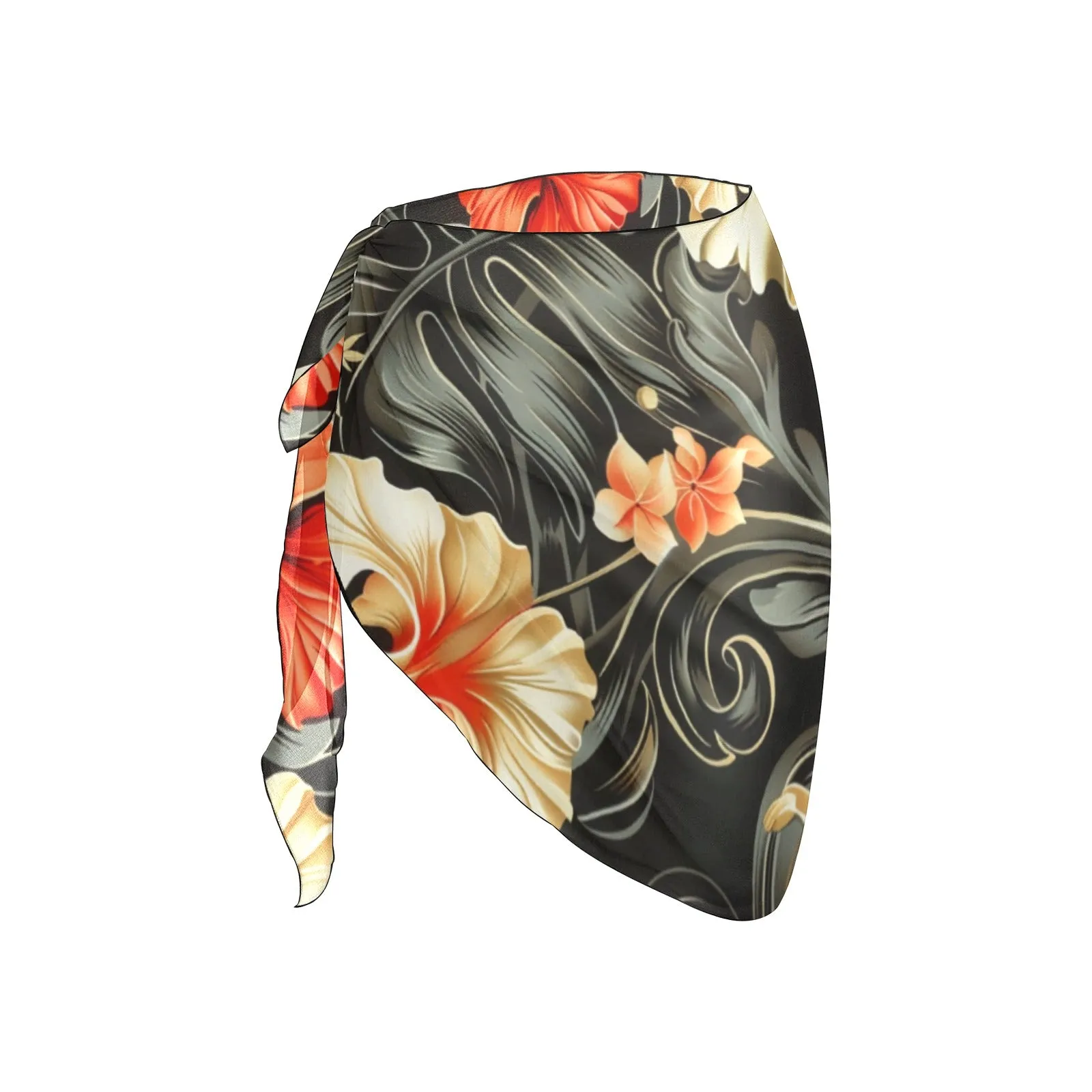 Floral Fusion Sarong Women's Beach Sarong Wrap