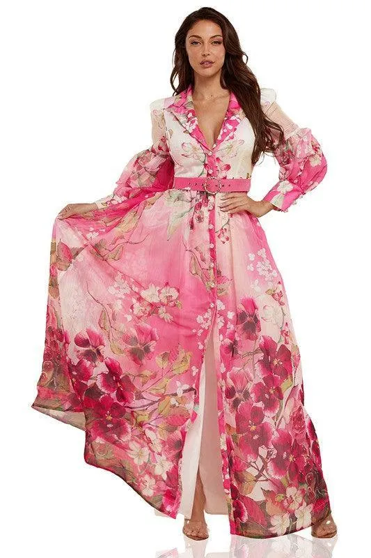 FLORAL MAXI DRESS