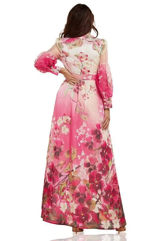 FLORAL MAXI DRESS
