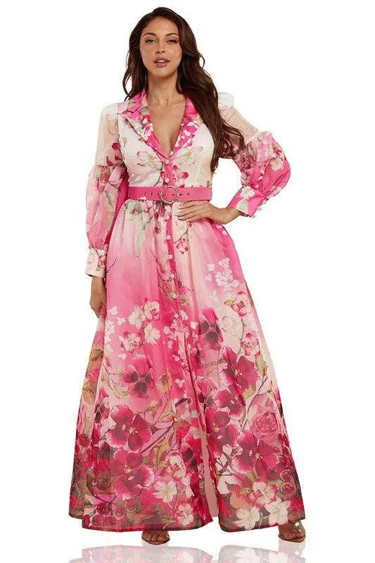 FLORAL MAXI DRESS