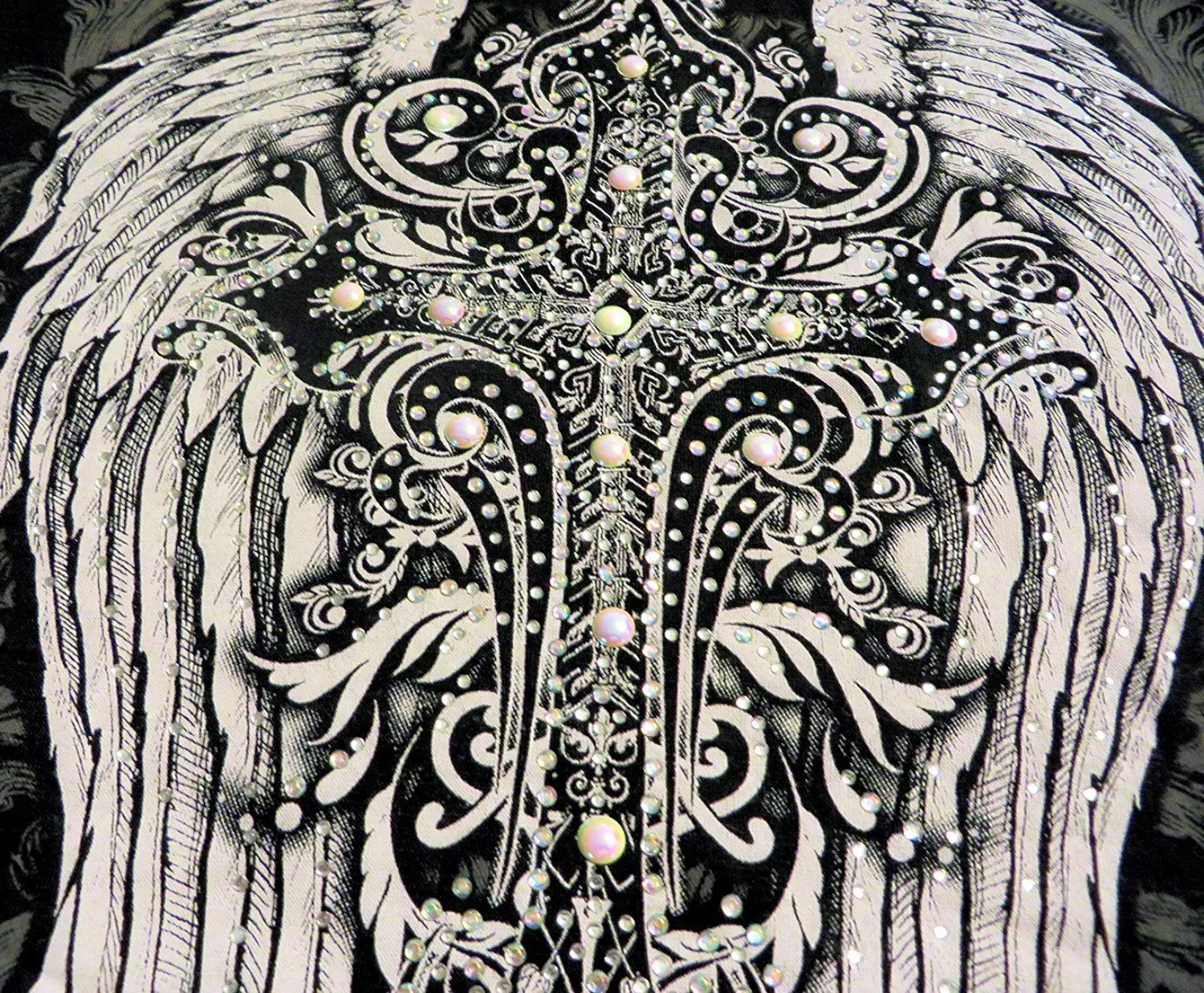 Folter Black Tank Top Gothic Valkyrie Shirt with Back Cut Outs