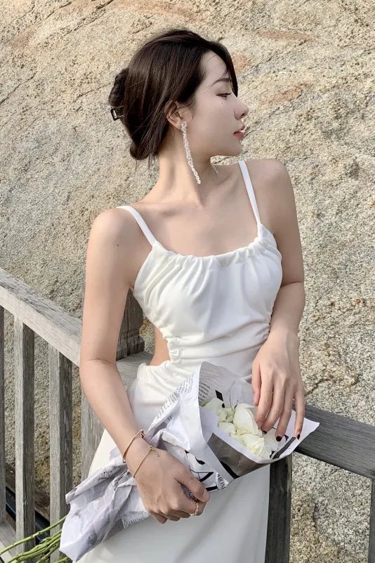 French halter dress   KF83733
