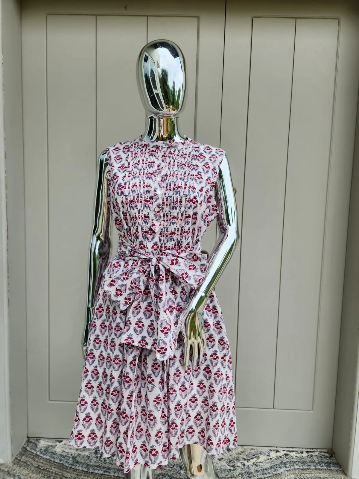 Gameday Sleeveless Sundress - Maroon/Gray!!!!