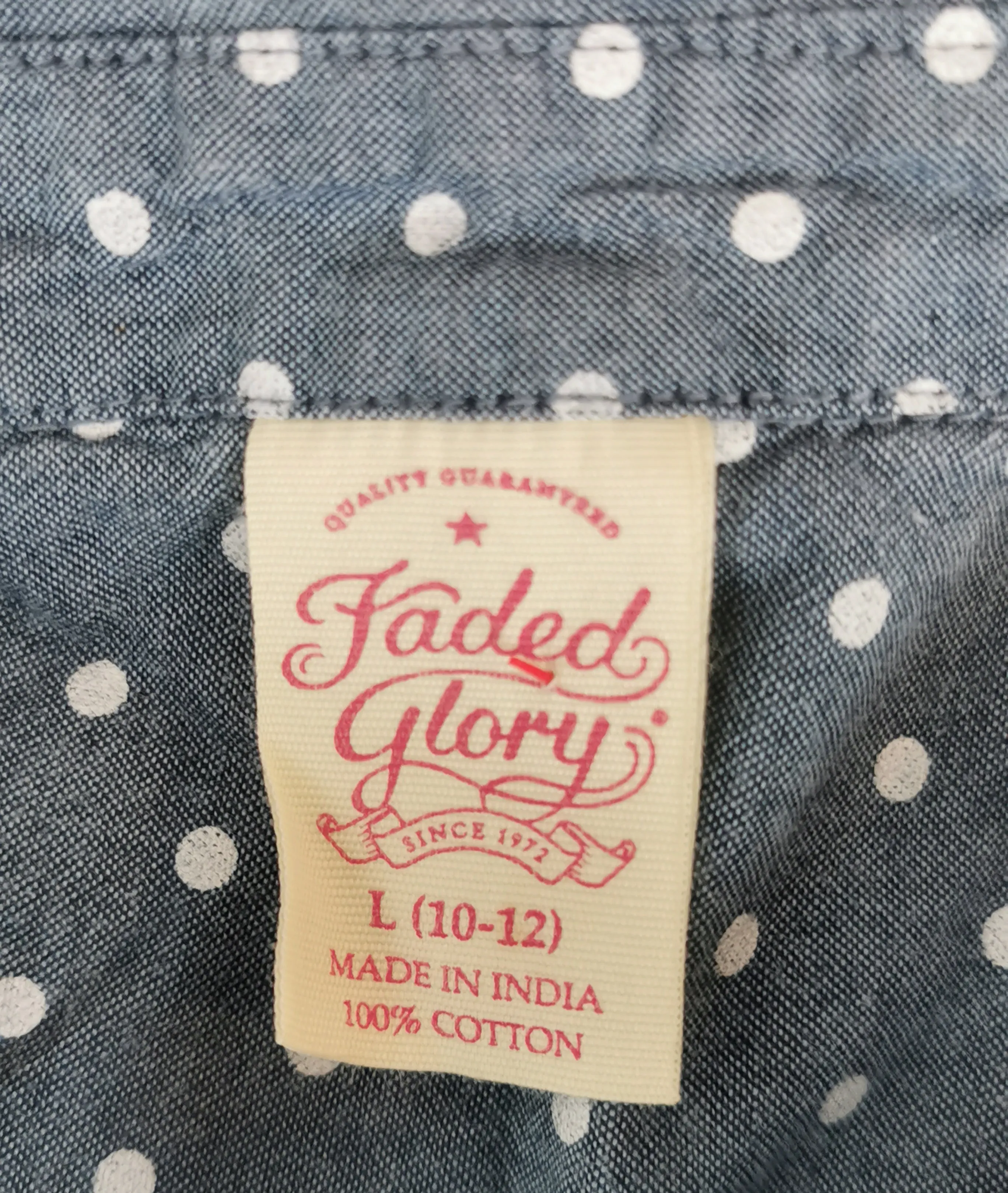 GIRL SIZE LARGE (10/12 YEARS) FADED GLORY, Summer Dress Top EUC B8