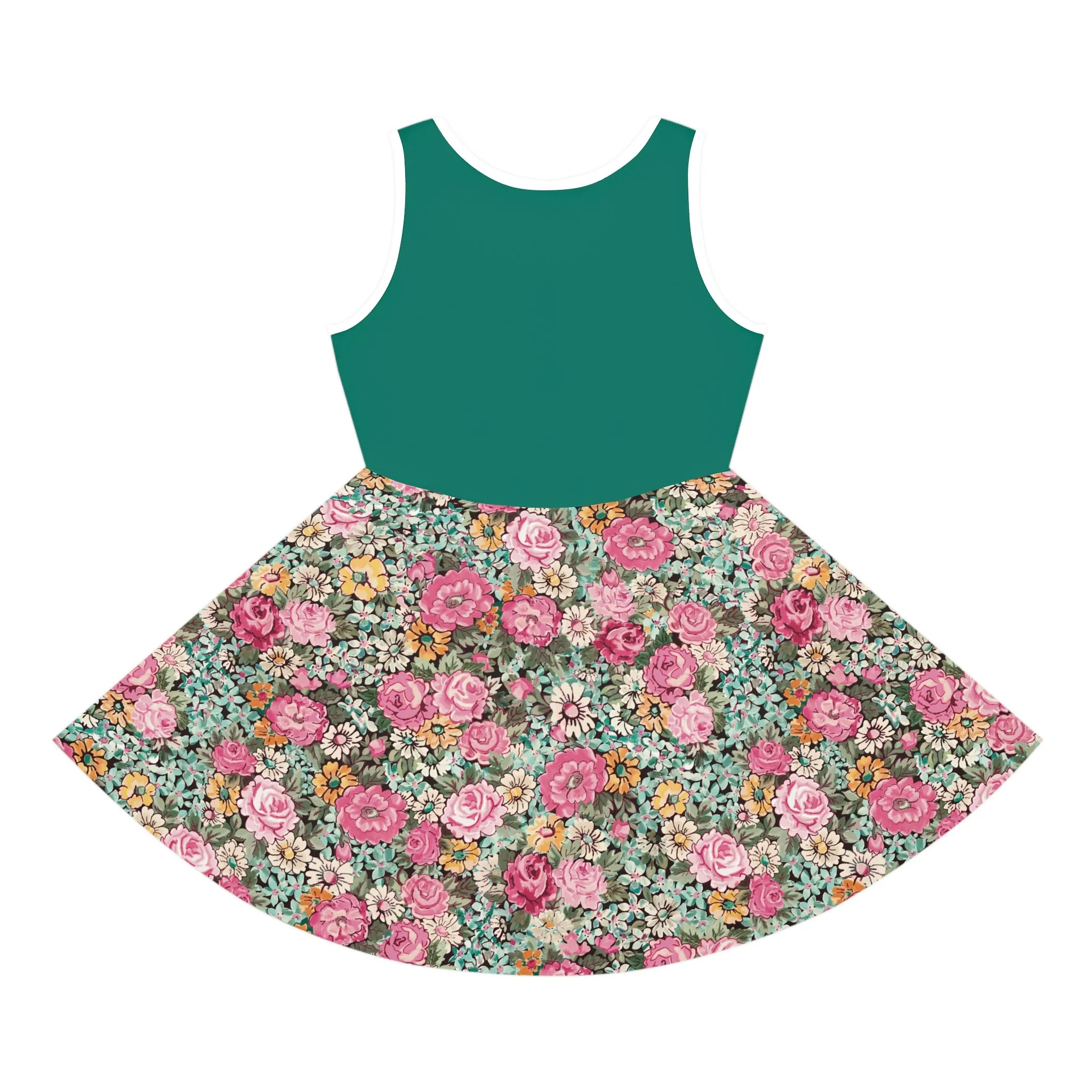 Girls' Sleeveless Sundress (AOP)