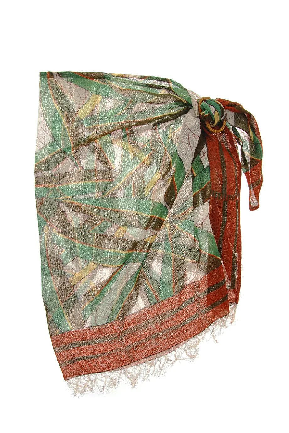GOTTEX JUNGLE Beige Green Cover Up