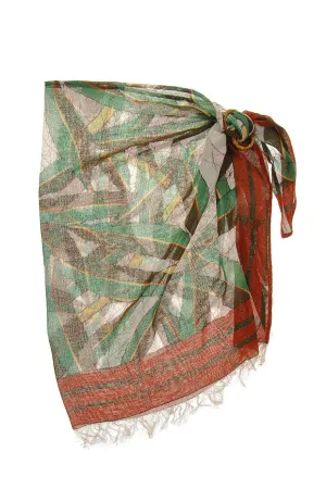 GOTTEX JUNGLE Beige Green Cover Up