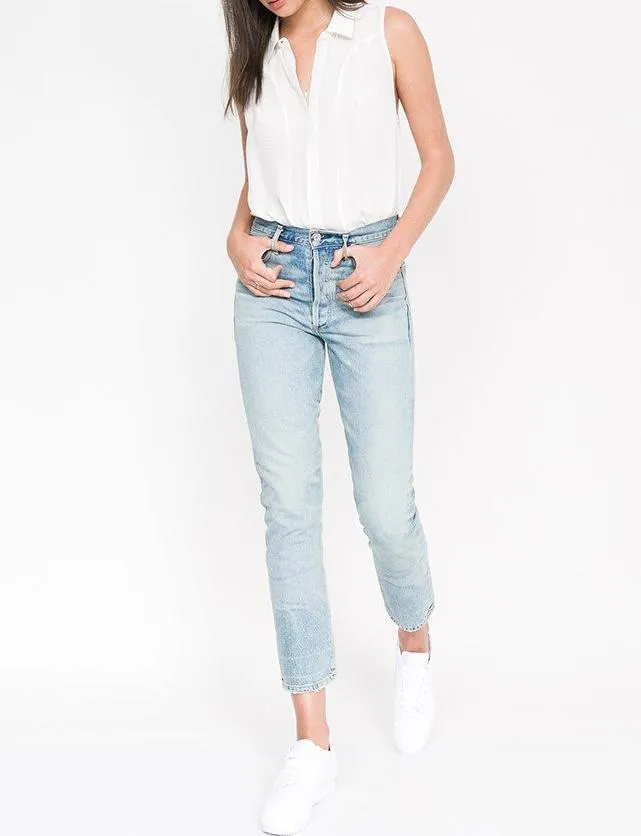 Greta Button Up