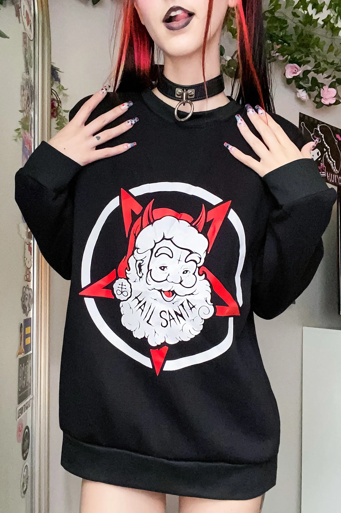 Hail Santa Christmas Sweatshirt
