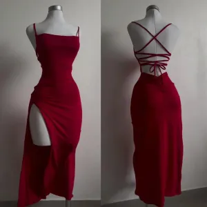 Halter Strap Spice Girl Hip Dress