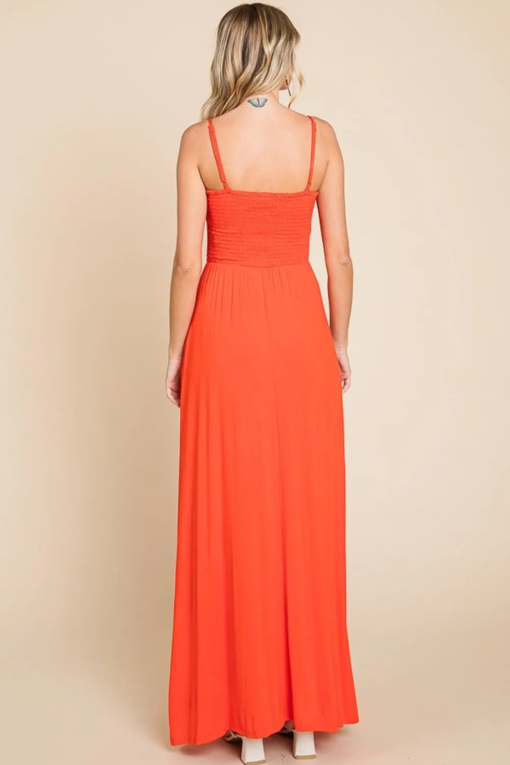 Hazel Blues® |  Culture Code Smocked Cami Maxi Dress with Pockets