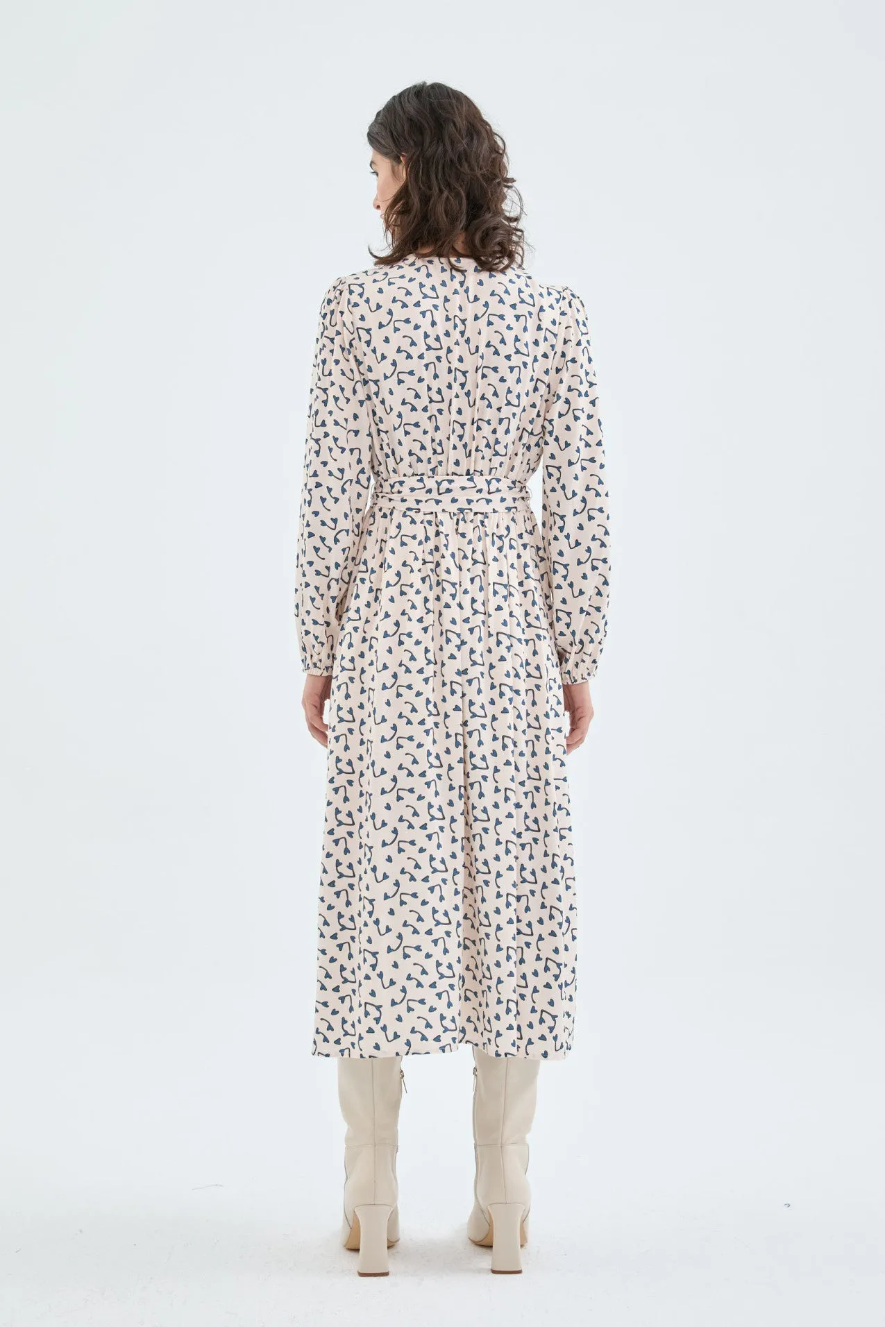 Heart Print Dress