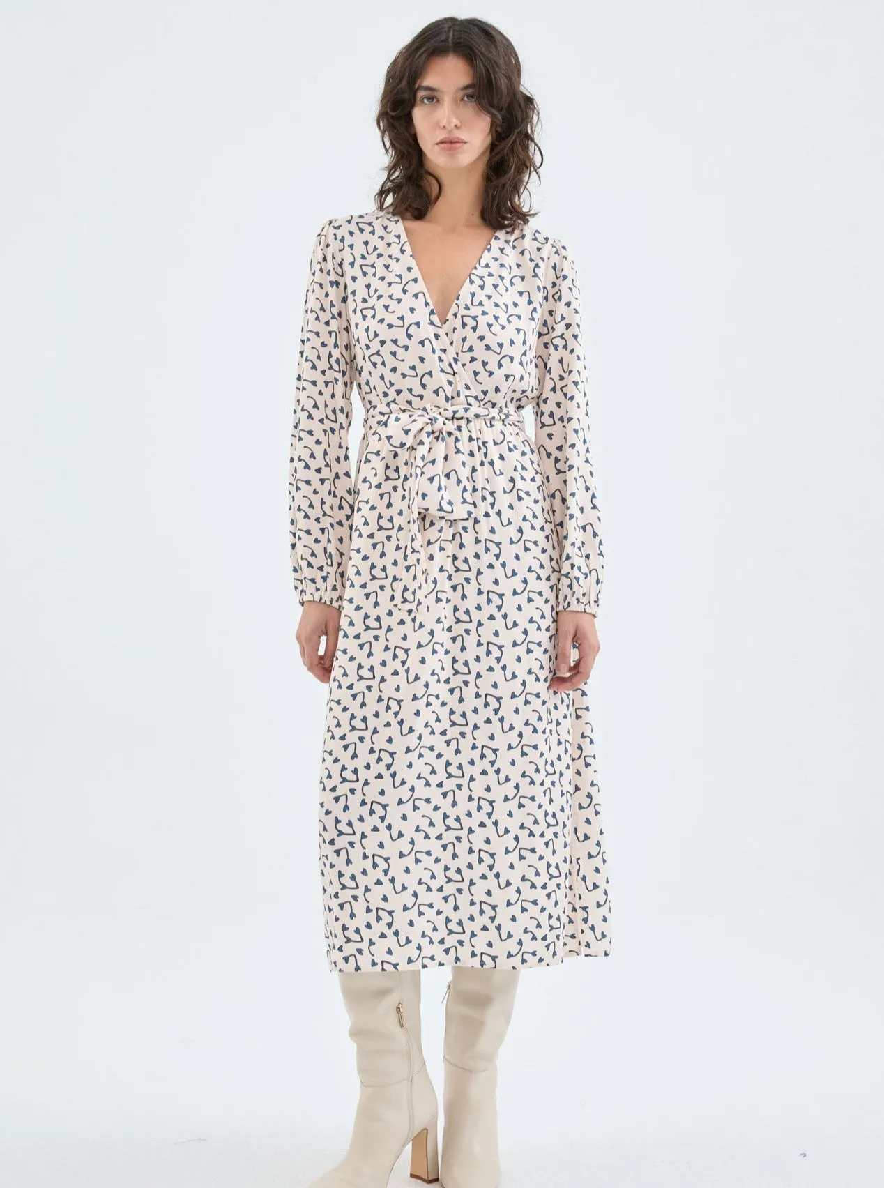 Heart Print Dress