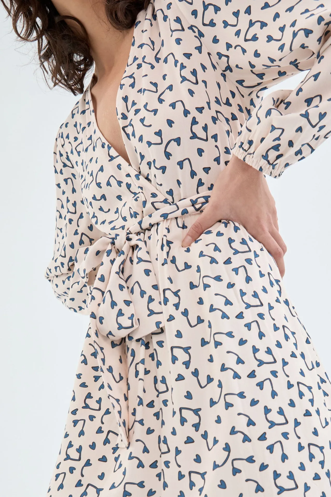 Heart Print Dress