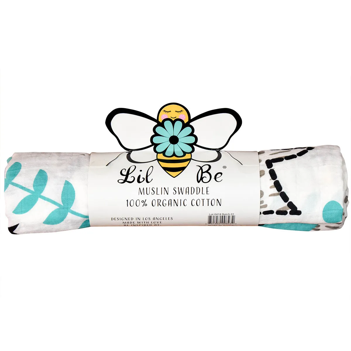 Hello World Organic Muslin Blanket