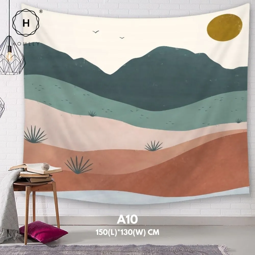 Homlly Mid Century Abstract Wall Hanging Art Tapestries