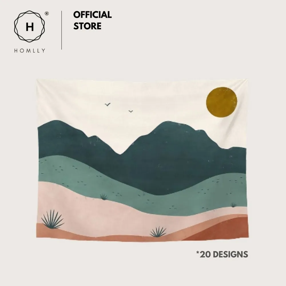 Homlly Mid Century Abstract Wall Hanging Art Tapestries
