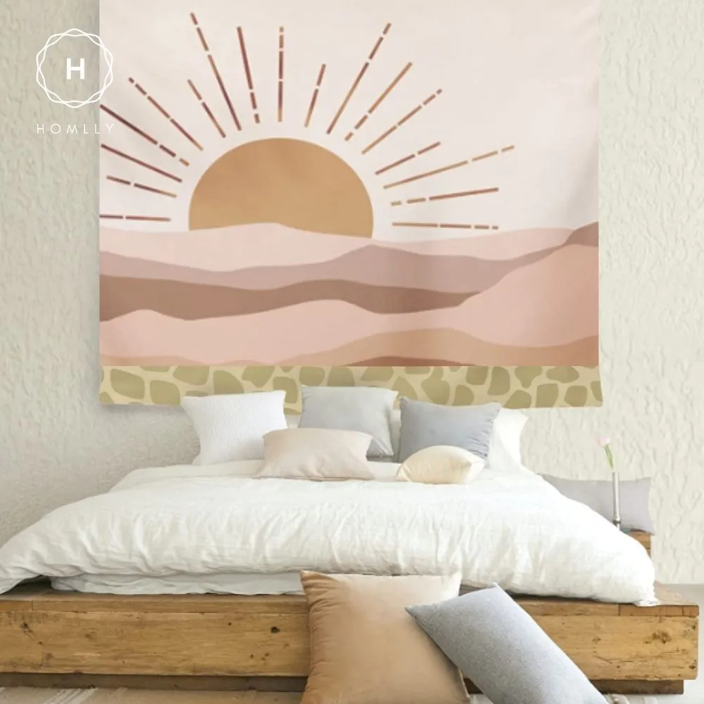 Homlly Mid Century Abstract Wall Hanging Art Tapestries