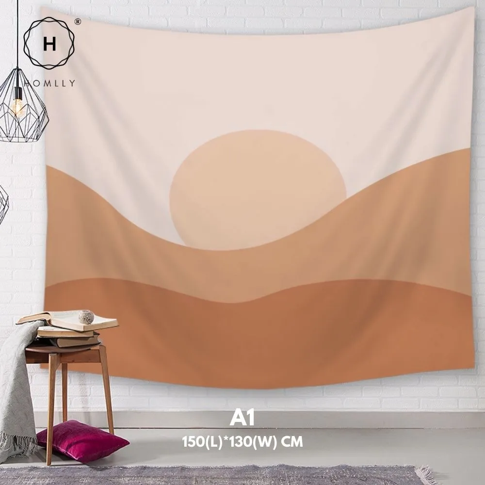 Homlly Mid Century Abstract Wall Hanging Art Tapestries