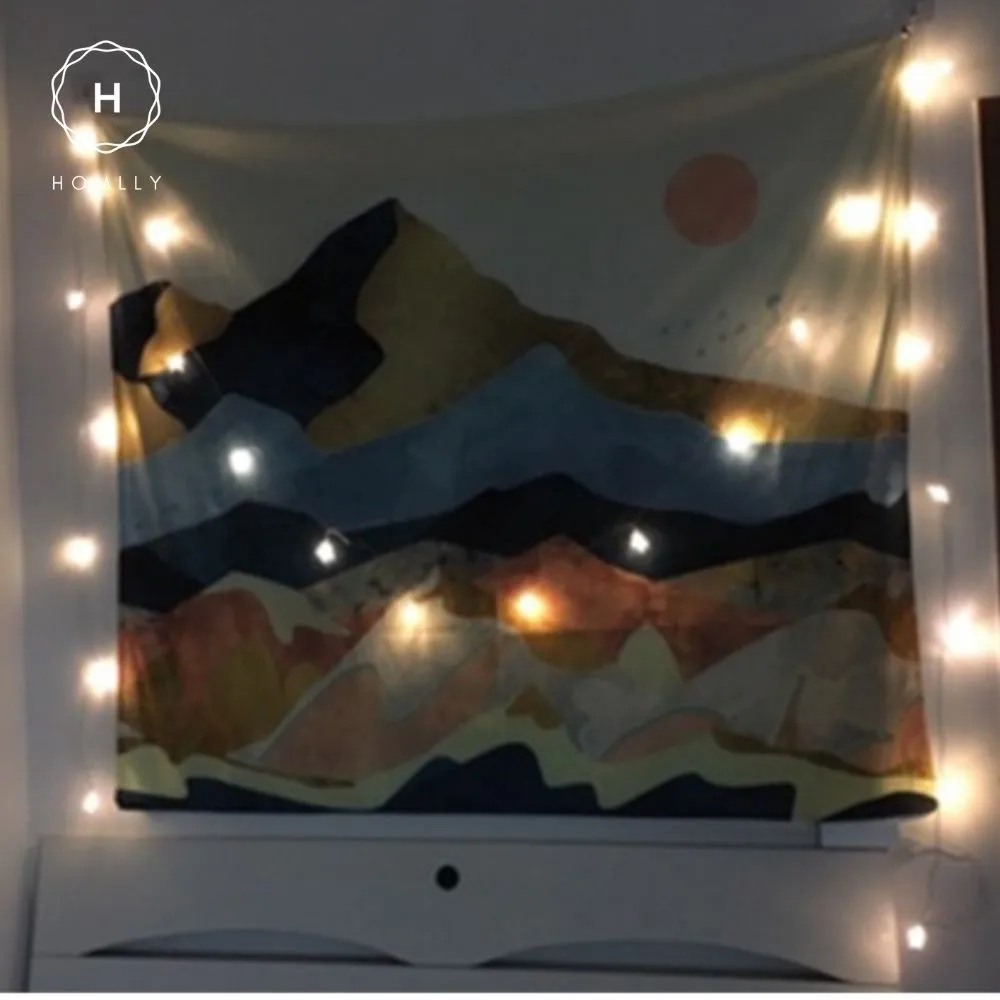 Homlly Mid Century Abstract Wall Hanging Art Tapestries