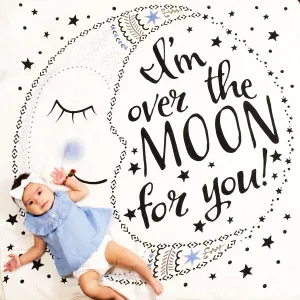 I'm Over the Moon Organic Muslin Blanket - Wholesale