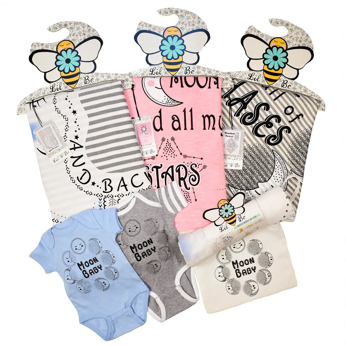 I'm Over the Moon Organic Muslin Blanket