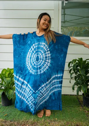 Indigo Shores Tie Dye Kaftan